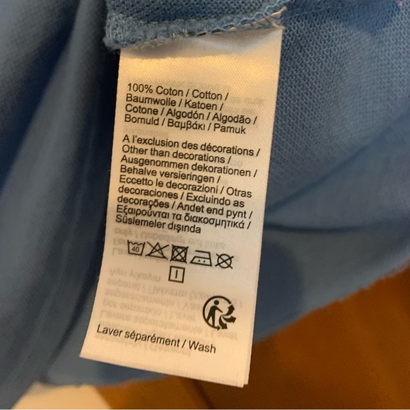 Boys’ Crocodile Print Cotton Piqué Polo sz 14 - Picture 4 of 4